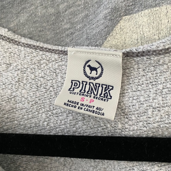 Victoria Secret PINK Football Inspired Oversized Sweater - Picture 3 of 3